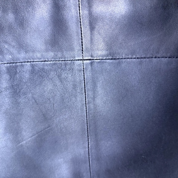 Anthropologie Julien Leather Tote Bag iBlack NWOT - Picture 2 of 8